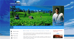 Desktop Screenshot of ceylondiscoverytours.com